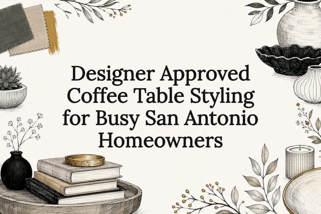 Designer Approved Coffee Table Styling for Busy San Antonio Homeowners