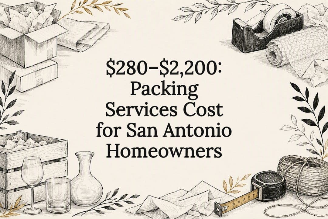 $280–$2,200: Packing Services Cost for San Antonio Homeowners