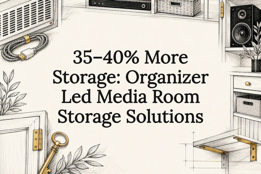 35–40% More Storage: Organizer Led Media Room Storage Solutions
