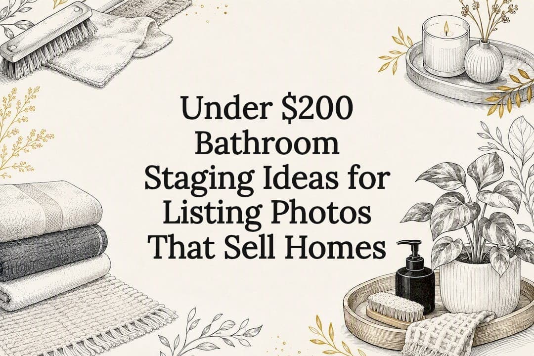 Under $200 Bathroom Staging Ideas for Listing Photos That Sell Homes
