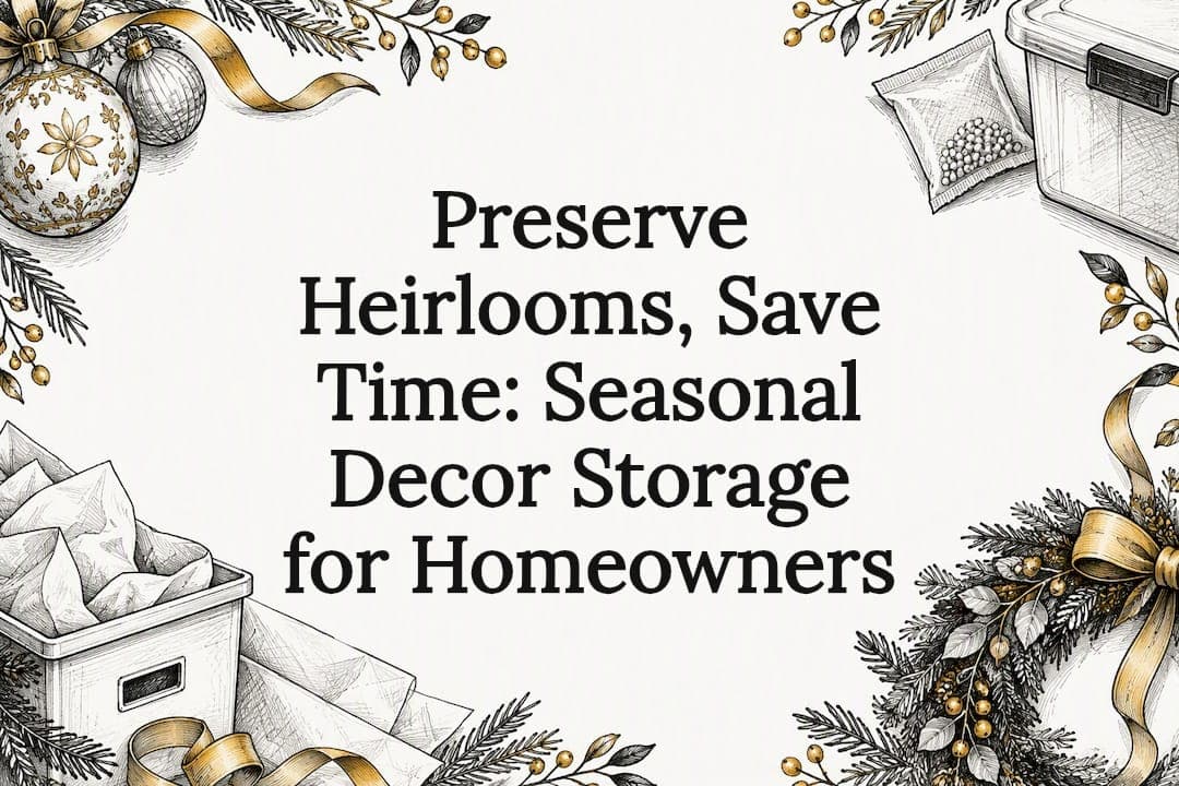 Preserve Heirlooms, Save Time: Seasonal Decor Storage for Homeowners