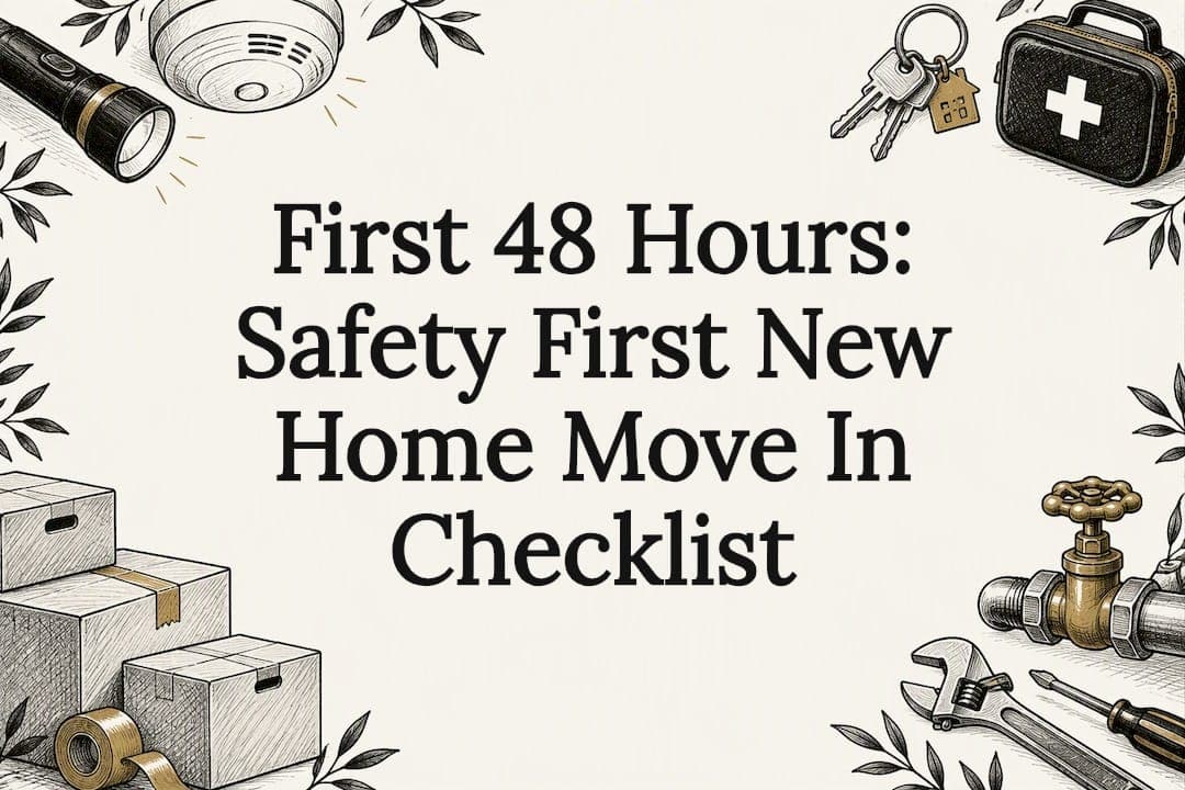 First 48 Hours: Safety First New Home Move In Checklist