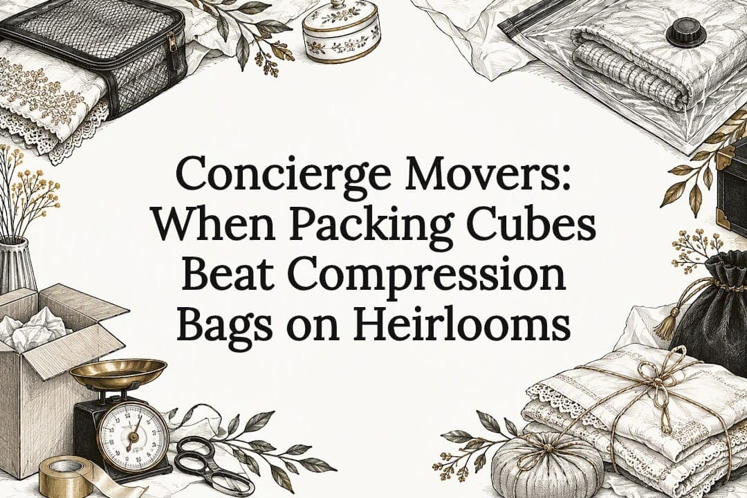 Concierge Movers: When Packing Cubes Beat Compression Bags on Heirlooms