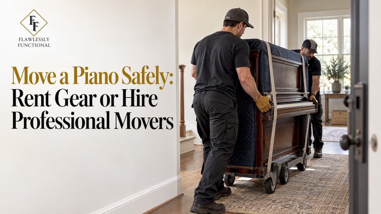 Move a Piano Safely: Rent Gear or Hire Professional Movers