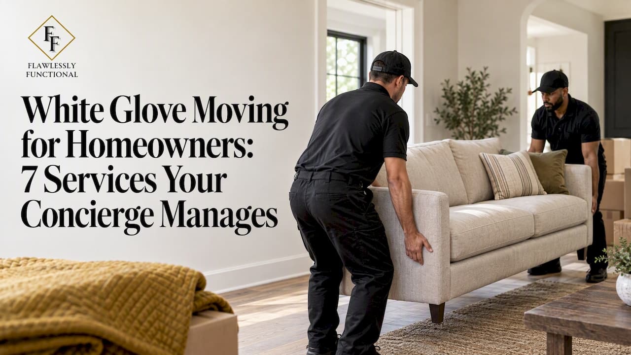 White Glove Moving for Homeowners: 7 Services Your Concierge Manages