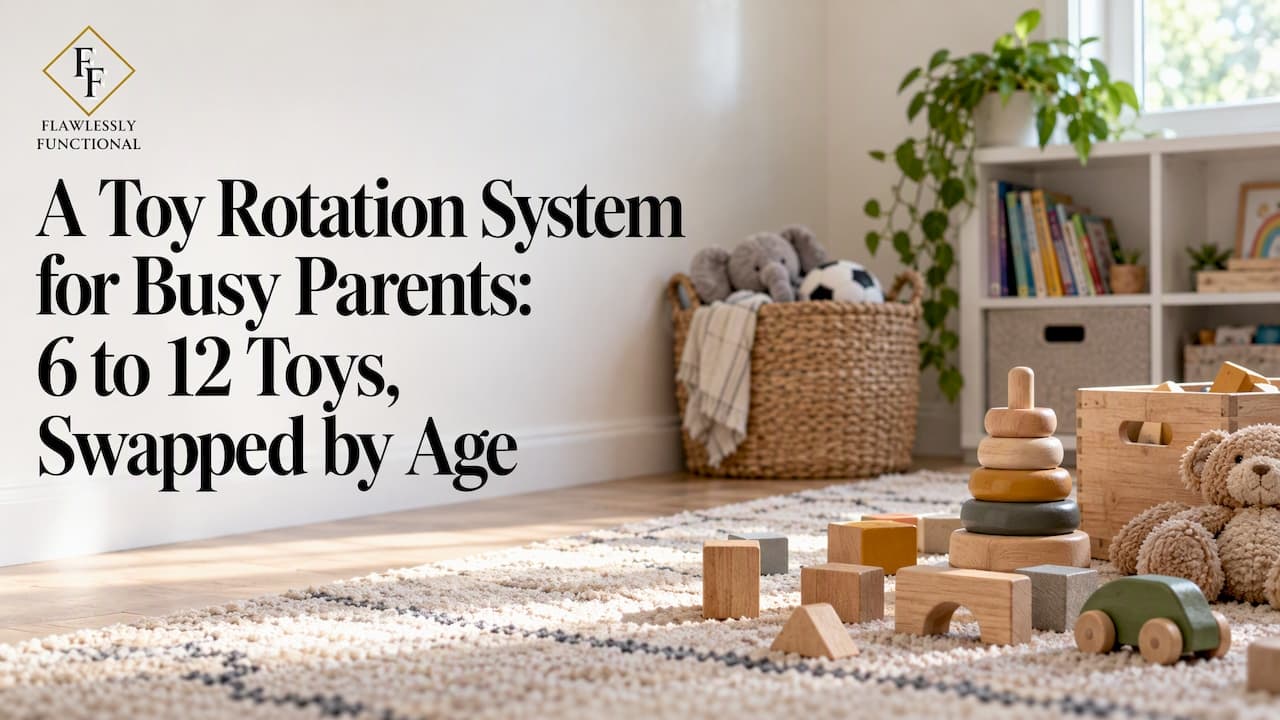 Toy Rotation System for Busy Parents: 6 to 12 Toys, Swapped by Age