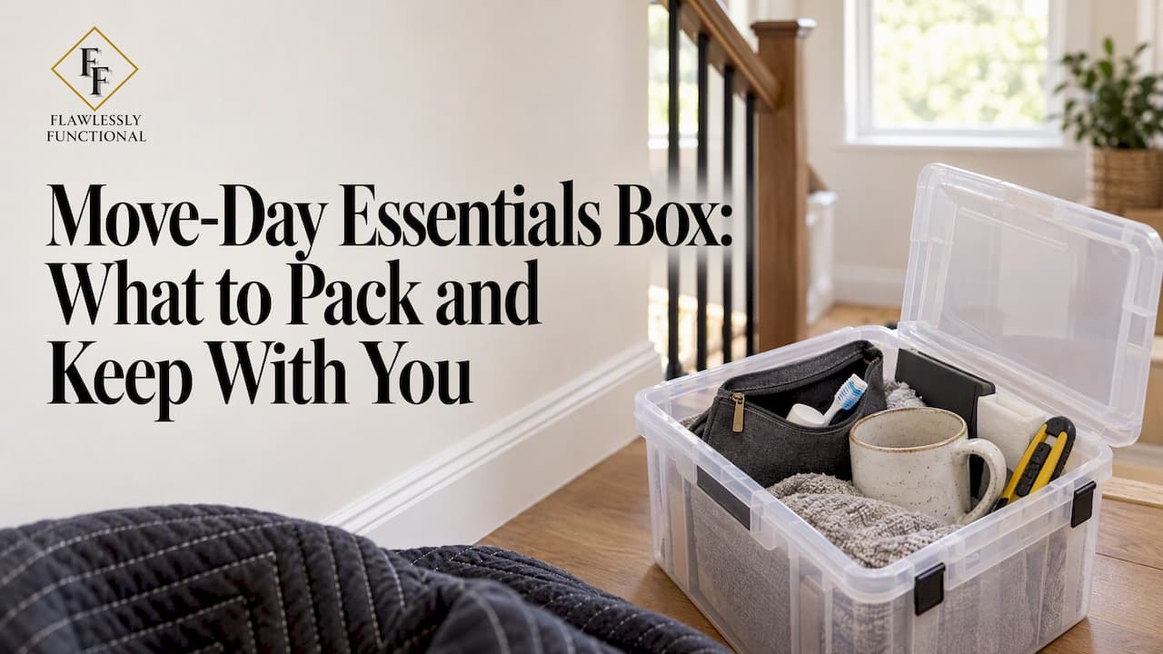 Move-Day Essentials Box: What to Pack and Keep With You